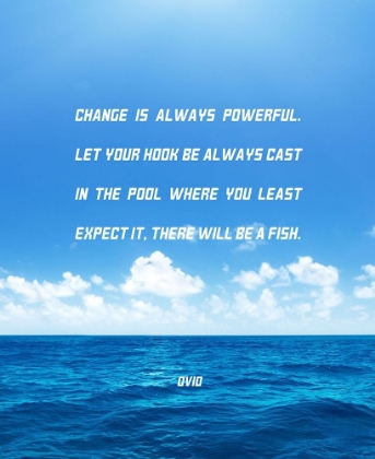 Picture of OVID QUOTE: ALWAYS POWERFUL