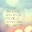 Picture of ARTSY QUOTES QUOTE: TO BE THE BEST