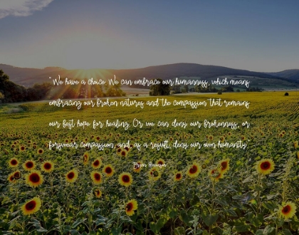 Picture of BRYAN STEVENSON QUOTE: WE HAVE A CHOICE