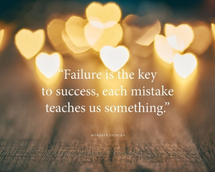 Picture of MORIHER UESHIBA QUOTE: KEY TO SUCCESS