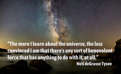 Picture of NEIL DEGRASSE TYSON QUOTE: THE MORE I LEARN