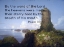 Picture of BIBLE VERSE QUOTE PSALM 33:6, THOMAS COLE - ITALIAN COAST SCENE WITH RUINED TOWER
