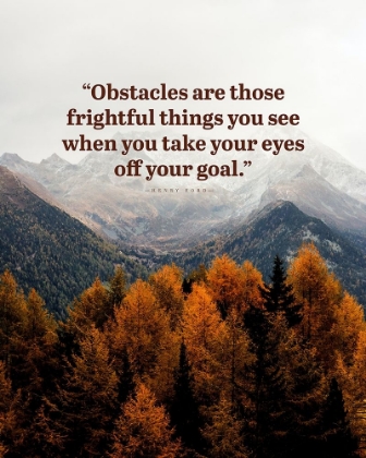 Picture of HENRY FORD QUOTE: OBSTACLES