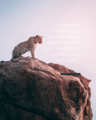 Picture of ROBERT H. SCHULLER QUOTE: SOMETHING GREAT