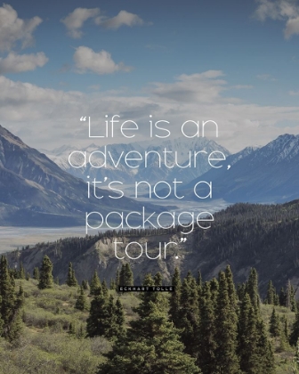 Picture of ECKHART TOLLE QUOTE: LIFE IS AN ADVENTURE