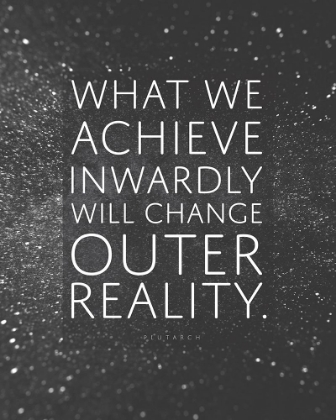 Picture of PLUTARCH QUOTE: OUTER REALITY