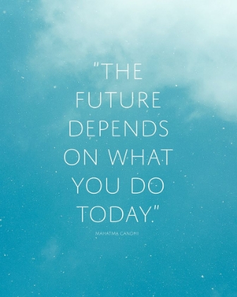 Picture of MAHATMA GANDHI QUOTE: THE FUTURE