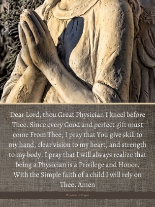Picture of PHYSICIANS PRAYER QUOTE: GREAT PHYSICIAN