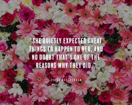 Picture of ZELDA FITZGERALD QUOTE: GREAT THINGS