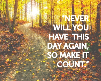 Picture of ARTSY QUOTES QUOTE: MAKE IT COUNT