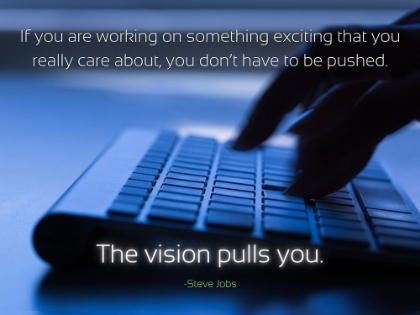 Picture of STEVE JOBS QUOTE: THE VISION