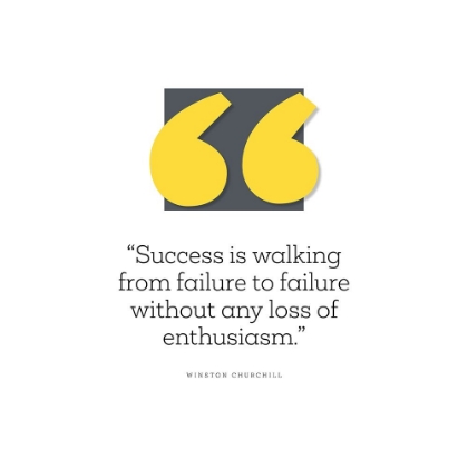 Picture of WINSTON CHURCHILL QUOTE: ENTHUSIASM