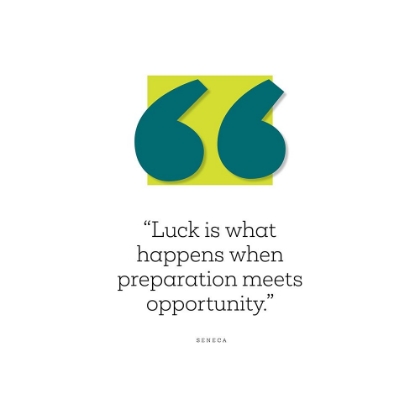 Picture of SENECA QUOTE: LUCK