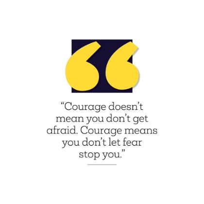 Picture of ARTSY QUOTES QUOTE: COURAGE