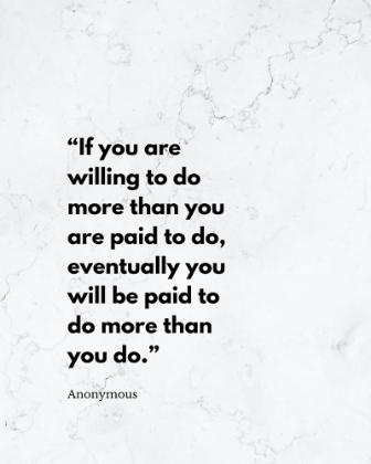 Picture of ARTSY QUOTES QUOTE: YOU WILL BE PAID