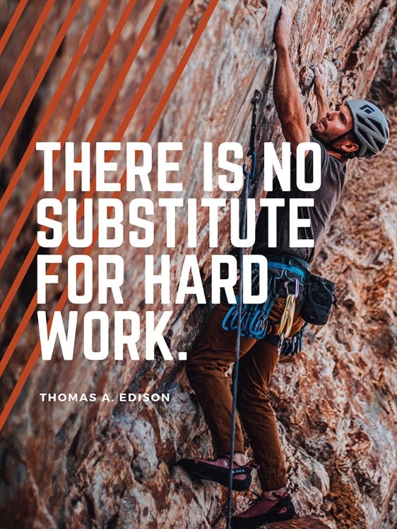 Picture of THOMAS EDISON QUOTE: HARD WORK
