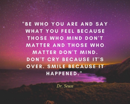 Picture of DR. SEUSS QUOTE: BE WHO YOU ARE