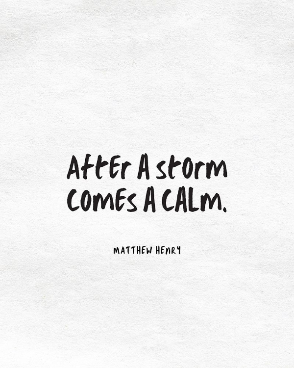Picture of MATTHEW HENRY QUOTE: STORM