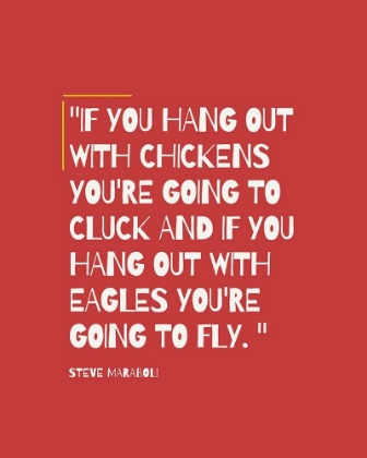 Picture of STEVE MARABOLI QUOTE: GOING TO FLY