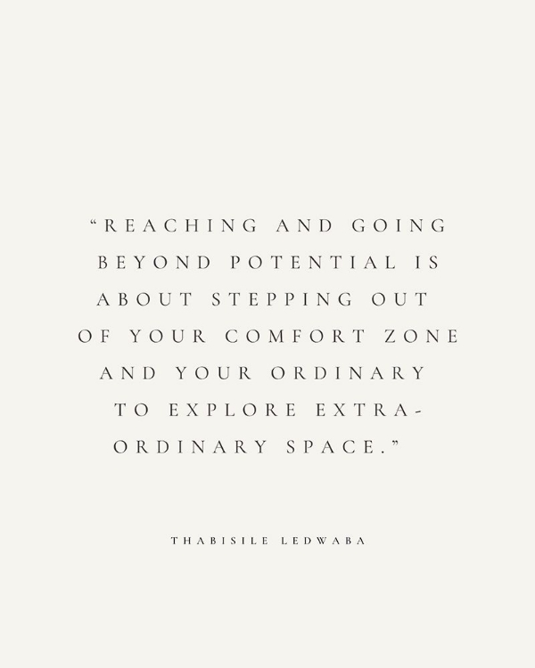 Picture of THABISILE LEDWABA QUOTE: POTENTIAL
