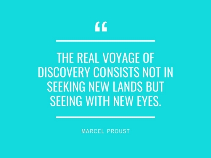 Picture of MARCEL PROUST QUOTE: THE REAL VOYAGE