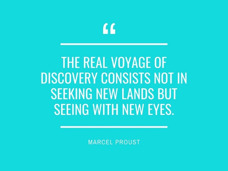 Picture of MARCEL PROUST QUOTE: THE REAL VOYAGE