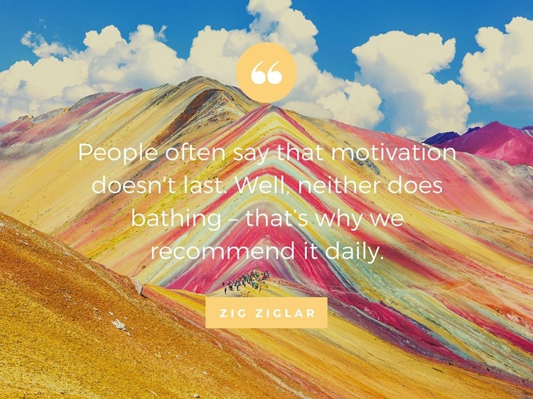 Picture of ZIG ZIGLAR QUOTE: MOTIVATION