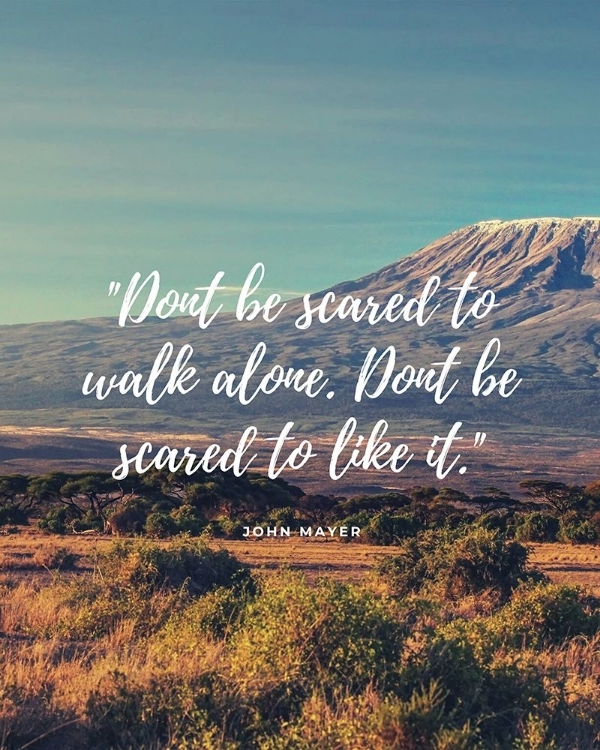 Picture of JOHN MAYER QUOTE: SCARED