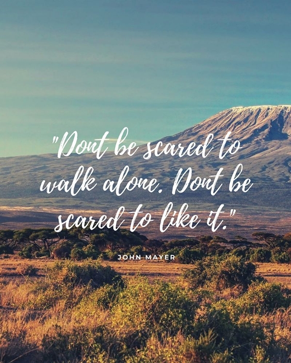 Picture of JOHN MAYER QUOTE: SCARED