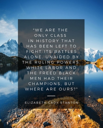 Picture of ELIZABETH CADY STANTON QUOTE: THE RULING POWERS