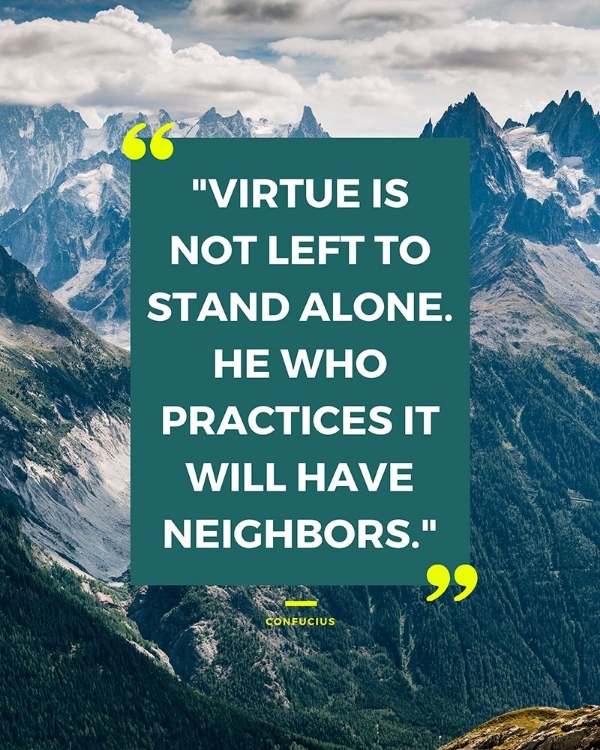 Picture of CONFUCIUS QUOTE: STAND ALONE