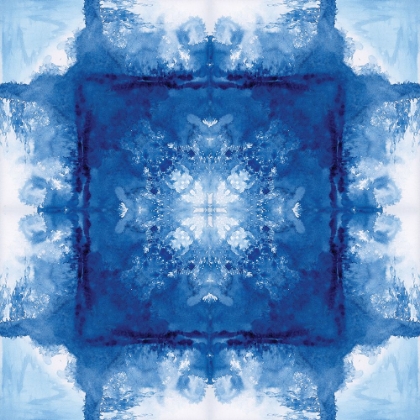 Picture of INDIGO WASH KALEIDOSCOPE I
