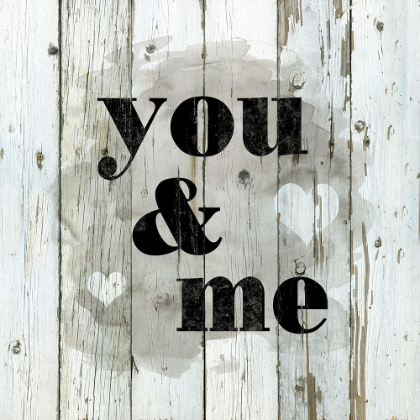 Picture of WOOD STENCIL YOU AND ME