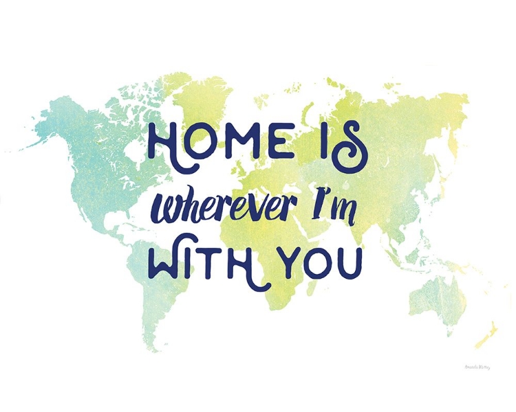 Picture of HOME IS WORLD MAP
