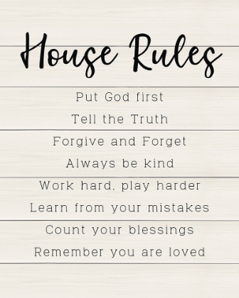 Picture of HOUSE RULES