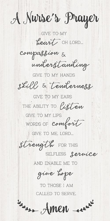 Picture of NURSES PRAYER