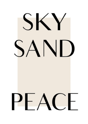 Picture of SKY SAND PEACE
