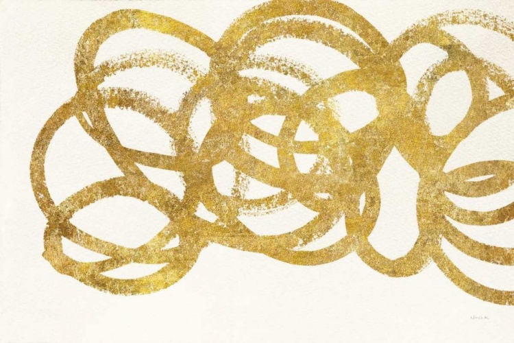 Picture of SWIRLING ELEMENT I CROP I GOLD
