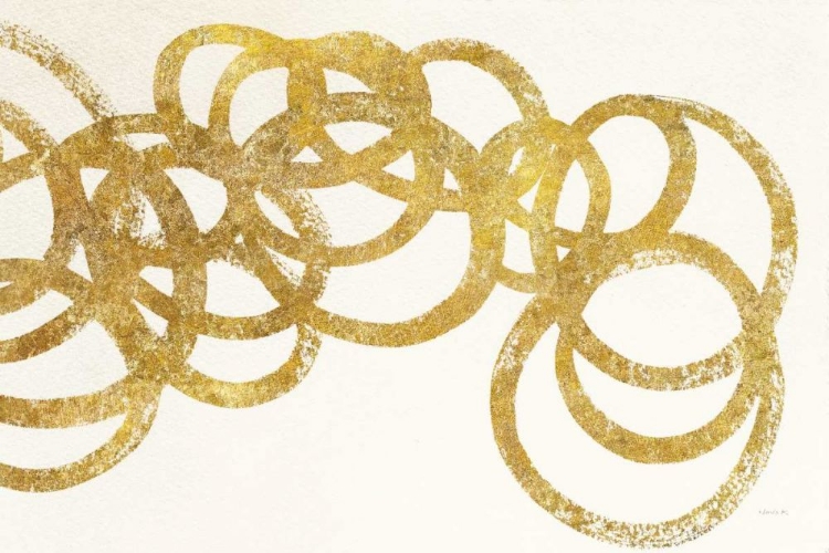 Picture of SWIRLING ELEMENT I CROP II GOLD