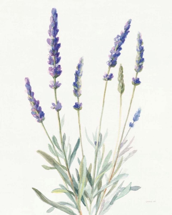 Picture of FLOURSACK LAVENDER I ON LINEN