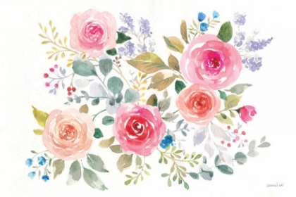 Picture of LUSH ROSES II HORIZONTAL