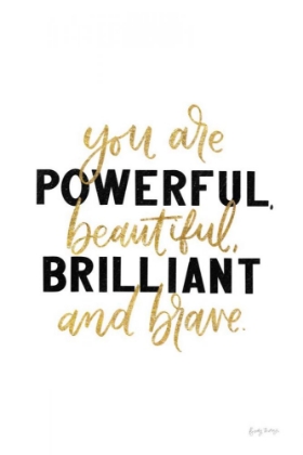 Picture of YOU ARE POWERFUL GOLD