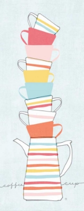 Picture of STACK OF CUPS II PASTEL