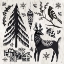 Picture of WOODCUT CHRISTMAS V