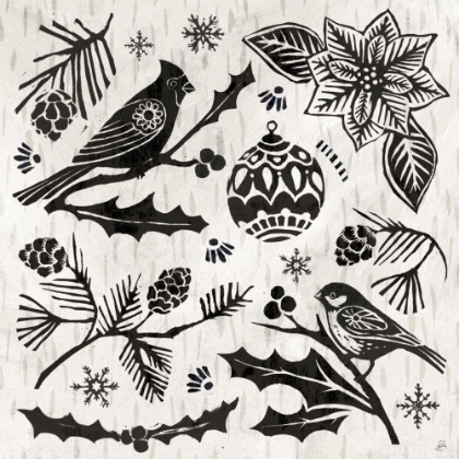 Picture of WOODCUT CHRISTMAS VI