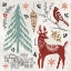 Picture of WOODCUT CHRISTMAS V COLOR