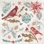 Picture of WOODCUT CHRISTMAS VI COLOR