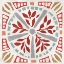 Picture of WOODCUT CHRISTMAS X COLOR