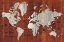 Picture of OLD WORLD MAP RUST