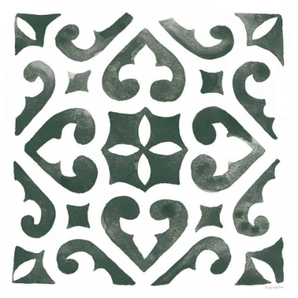 Picture of ANDALUSIAN TILE I PINE GREEN